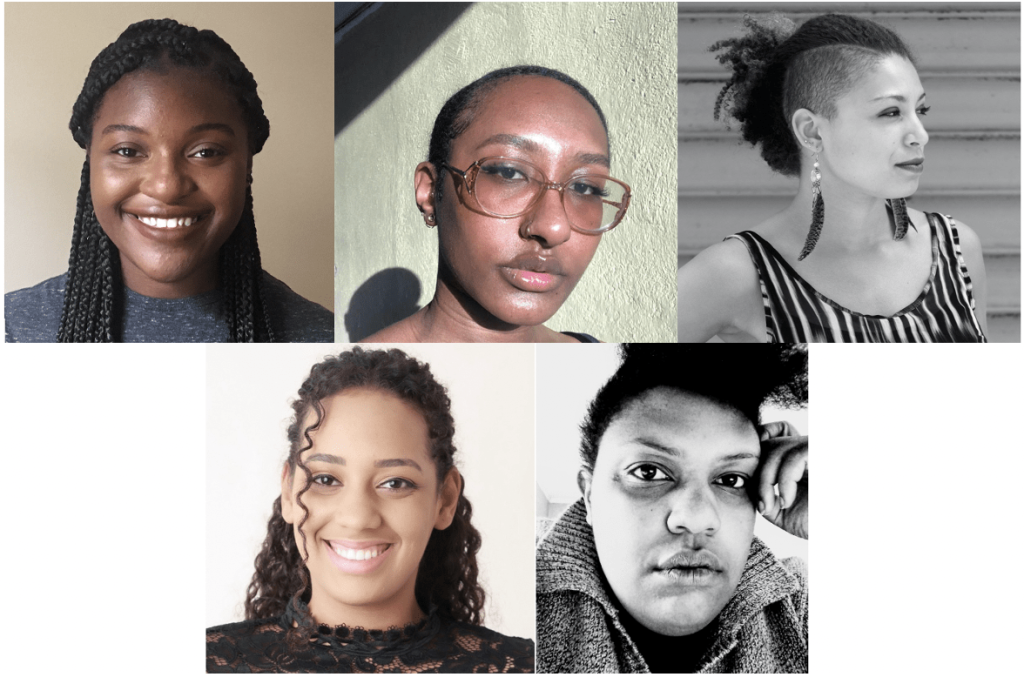A collage of photos of young BIPOC women.